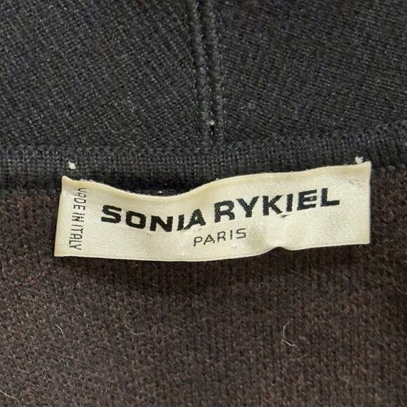 Vintage Sonia Rykiel Size L (40) Wool + Angora Cardigan Coatigan - Made in Italy - Picture 4 of 11